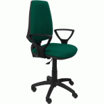 CHAISE ELCHE CP BRAS FIXE - ROUE NYLON - VERT ÉMERAUDE