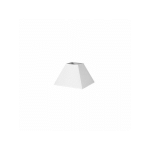 ABAT-JOUR PIRAMIDE MEZZO E27 BLANC 20DX10DX15H TISSU POPELINE