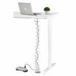 GOULOTTE PASSE-CÂBLES VERTICALE EXTENSIBLE UNIVERSELLE DE 68 À 110 CM