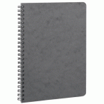 LOT DE 5 - CAHIER RELIURE INTÉGRALE AGE BAG A5 100 PAGES LIGNÉ - GRIS