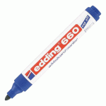 MARQUEUR EFFAÇABLE RECHARGEABLE EDDING 660 POINTE OGIVE 1,5 À 3 MM BLEU