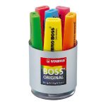 STABILO BOSS ORIGINAL SURLIGNEUR BISEAUTÉE POINTE 2 - 5 MM COULEURS ASSORTIES