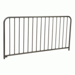 BARRIÈRE À BARREAUX 2 M - GALVA GRIS PROCITY - PROCITY