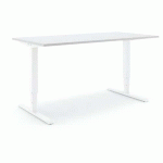 BUREAU RÉGLABLE EN HAUTEUR STEELFORCE PRO 400 - BLANC - GRIS - ACTIFORCE