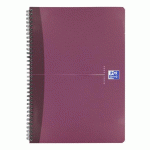LOT DE 5 - CAHIER SPIRALE OXFORD ESSENTIALS 14,8 X 21 CM - PETITS CARREAUX - 180 PAGES