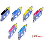 PACK 6 CARTOUCHES COMPATIBLE EPSON NOIRE COULEUR ET PHOTO