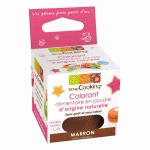 SCRAPCOOKING COLORANT MARRON ORIGINE NATURELLE 10G D&EACUTECORS G&ACIRCTEAUX