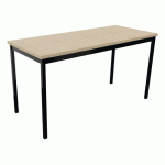 TABLE DE RÉUNION TREFF 140 X 60 CHÊNE DE FIL/ NOIR