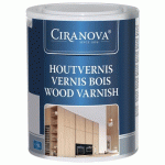 VERNIS BOIS À SÉCHAGE RAPIDE SANS ODEUR NI EFFET LAITEUX - TOUS BOIS - INCOLORE SATIN - 1L CIRANOVA
