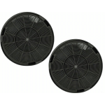 2X FILTRE À CHARBON ACTIF COMPATIBLE AVEC FRANKE 110.0377.747, 110.0377.748, 110.0377.749, 110.0378.707, 110.0378.708 HOTTE ASPIRANTE - 19,6 CM - VHBW