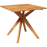 TABLE DE JARDIN 85X85X75 CM BOIS D'ACACIA SOLIDE