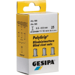 GESIPA BLINDNIETTECHNIK GMBH - CROU À RIVER POLYGRIP® TIGE DE RIVET D X L 11 X 20 MM M8 ALU 25 UN.