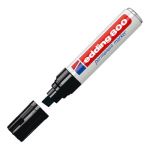 EDDING MARQUEUR PERMANENT EDDING E800 - POINTE BISEAU - TRAIT DE 12MM - NOIR