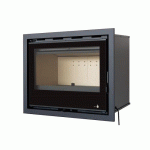 INSERT À BOIS À PORTE BATTANTE - AVEC VENTILATION - C-140V CLASSIC VISION TERMOFOC