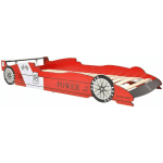 LIT VOITURE DE COURSE POUR ENFANTS 90 X 200 CM ROUGE CANDYSE