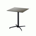 TABLE DE BISTROT PLIABLE X CROSS MIDNIGHT MARBLE 70X70 CM - VEBA