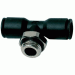 TÉ AU CENTRE À PIQUETAGE 3198 - Ø4 MM - MÂLE M5X0,8MM - BSPP PARKER LEGRIS