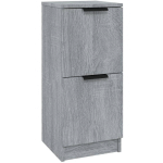 VIDAXL - BUFFET SONOMA GRIS 30X30X70 CM BOIS D'INGÉNIERIE