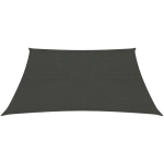 VIDAXL - VOILE D'OMBRAGE 160 G/M ANTHRACITE 4X4 M PEHD