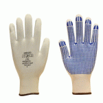 12 PAIRES DE GANTS DE MANUTENTION D’INSPECTION ADHÉRENCE MATRICE D TAILLE 8 - POLYCO
