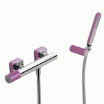 MITIGEUR DOUCHE DOUCHETTE À MAIN ANTICALCAIRE AVEC SUPPORT ORIENTABLE ET FLEXIBLE. - TRES 20016701VI