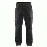 PANTALON DE TRAVAIL X1900 URBAN CORDURA® DENIM NOIR TAILLE 40L - BLAKLADER