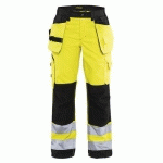 PANTALON HAUTE-VISIBILITÉ FEMME TAILLE 52 - BLAKLADER