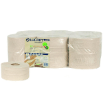 PAPIER TOILETTE MINI JUMBO LUCART ECONATURAL, LOT DE 12