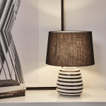 PAULEEN DRESSY SPARKLE LAMPE À POSER ASPECT STRIÉ