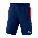 SHORT HOMME - ERIMA - WORKER SIX WINGS NAVY/ROUGE