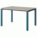 TABLE MALIBU 120X80 T5 SOUDÉ STR ABS ACACIA/BLEU 5025