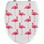 ABATTANT WC - THERMODUR - EASY-CLOSE- FIX CLIP - FLAMAND ROSE WENKO
