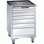 ARMOIRE GRIS CLAIR 564X572X890 AVEC 6 TIR. 75KG _ 14.247.020 - LISTA