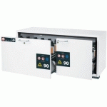 ARMOIRE SÉCURITÉ S. PAILLASSE UB-S-90 UB90.060.140.2S BLANC - ASECOS