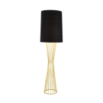 AVONNI LAMPE SUR PIED HLM-9073-1BSA EN DORÉ ET NOIR