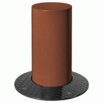 BORNE RÉTRACTABLE BARCELONE Ø 27 CM - ASPECT CORTEN - PROCITY