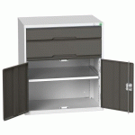 BOTT 1 ARMOIRE À TIROIRS VERSO - 900MM - 2 TIROIRS - BOTT