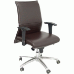 CHAISE DE BUREAU ALBACETE XL EN SIMILICUIR - MARRON