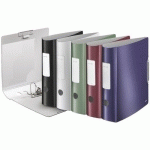 CLASSEUR ACTIVE STYLE, 180 DEGRÉS, 80 MM, VERT CÉLADON - LOT DE 2
