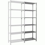 COMBI-PLUS - KIT SUIVANT 6 NIVEAUX - GRILLAGÉ - 2500X1010X500MM - MANORGA