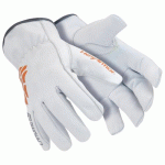 GANTS ANTICOUPURE EN CUIR BLANC HEXARMOR CHROME SLT 4061 - NIVEAU E - TAILLE 11 HEXARMOR