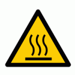 PANNEAU DANGER SURFACE CHAUDE