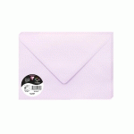 PAQUET DE 20 ENVELOPPES POLLEN 162X229MM 120G/M² - LILAS - LOT DE 3