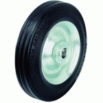 ROUE ACIER LONG MOY=45MM D=100MM F=70 KG BDGE CAOUTCH