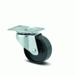 ROULETTE PIVOTANTE - ZINGUÉE - À PLATINE - Ø38MM- COMPACTA TENTE