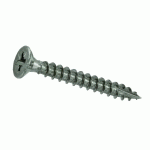 VIS À BOIS AGGLOMÉRÉS TÊTE FRAISÉE POZIDRIVE 18-10 6X50/30 BOÎTE DE 50 - ROCKET - 351400223401