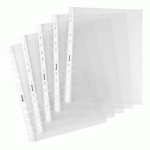 POCHETTES PERFORÉES BRUNEAU A4 POLYPROPYLÈNE LISSE 9/100E - BOÎTE DE 100