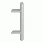 BÂTON DE MARÉCHAL LEVIITA - MODÈLE INCLINÉ - GRIS RAL 9006 - LONGUEUR 1000 MM TIRARD