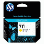 HP 711- CZ132A CARTOUCHE JAUNE POUR IMPRIMANTE JET ENCRE - CARTOUCHE AUTHENTIQUE