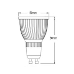 LINDBY RÉFLECTEUR LED HT GU10 5 W 830 85° X2
